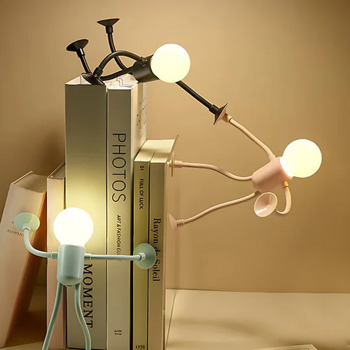 💥 Funny night light with interchangeable sportsman shape🌟