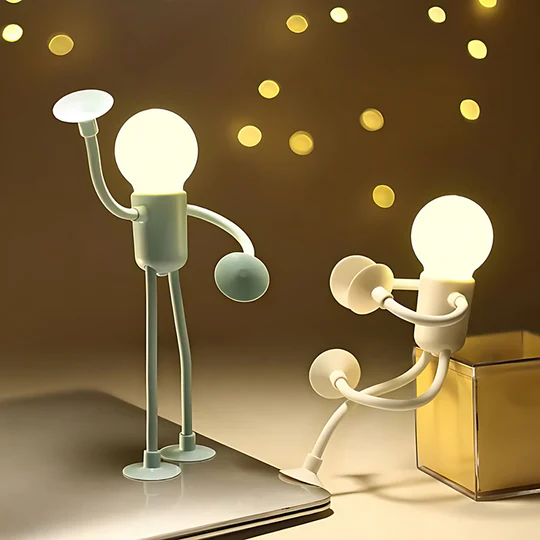 💥 Funny night light with interchangeable sportsman shape🌟