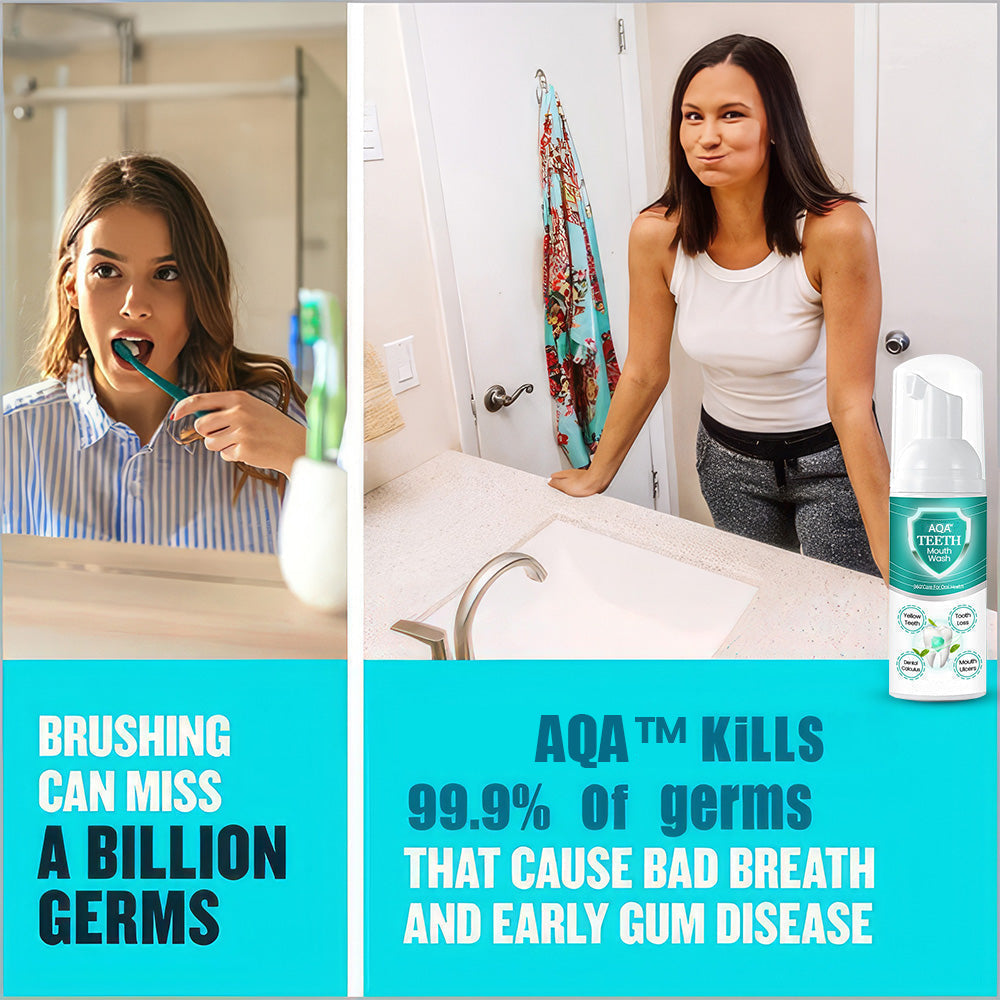 š„ LAST DAY SALE 70% OFF š„AQA⢠NEW TEETH Mouthwash - Solve all Oral Problems