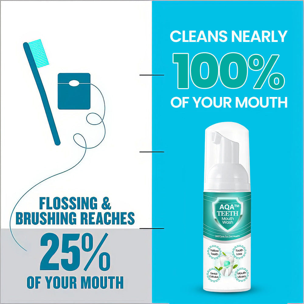 š„ LAST DAY SALE 70% OFF š„AQA⢠NEW TEETH Mouthwash - Solve all Oral Problems