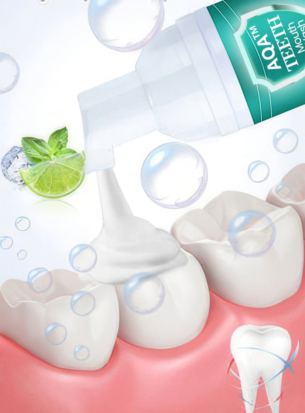š„ LAST DAY SALE 70% OFF š„AQA⢠NEW TEETH Mouthwash - Solve all Oral Problems
