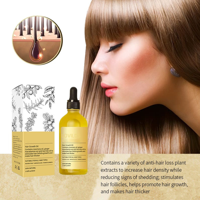 LOVILDS™ Rosemary Hair Growth Essence 100% Natural Hair Growth🌱