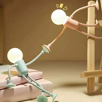 💥 Funny night light with interchangeable sportsman shape🌟