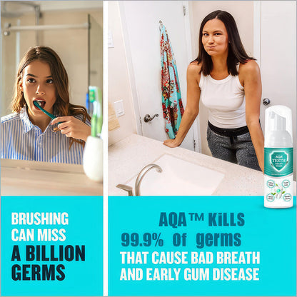 🔥 LAST DAY SALE 70% OFF 🔥AQA™ NEW TEETH Mouthwash - Solve all Oral Problems